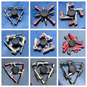 Venta caliente diferentes estilos fidget SPINNER fiesta juguete regalo niños aleación de zinc <span class=keywords><strong>arma</strong></span> militar accesorios alivio de presión giroscopio juguete - Product Image 1