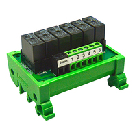 Module de relais de sécurité à 6 canaux G5Q-1 24V DC/AC sortie connexion en point commun installation sur rail DIN