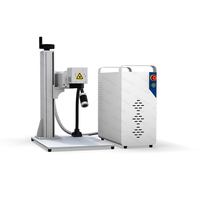Machine de marquage laser à fibre de bureau 50W pour le gravure de logos et de motifs sur métal et plastique