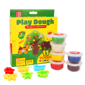 6 pièces de jouets en pâte à modeler pour enfants, jouets éducatifs en argile colorée à faire soi-même pour enfants - Product Image 1