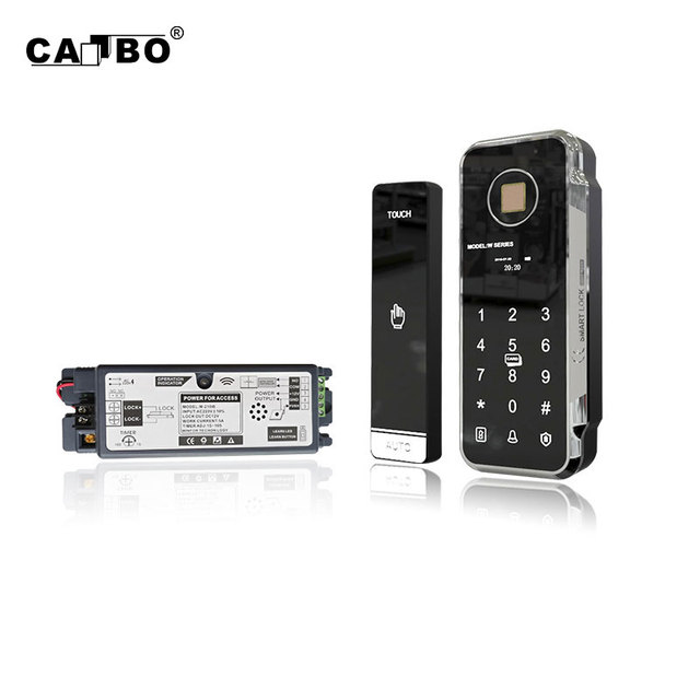 CANBO M-270 Wireless Keypad Fingerprint Card Access Control System for Automatic Gates Modern Design Aluminum Alloy Construction