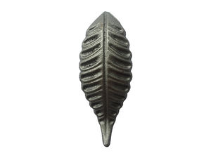 Hojas de hierro forjado, flores fundidas y hojas en puerta de acero, accesorios decorativos de Metal para exteriores - Product Image 6