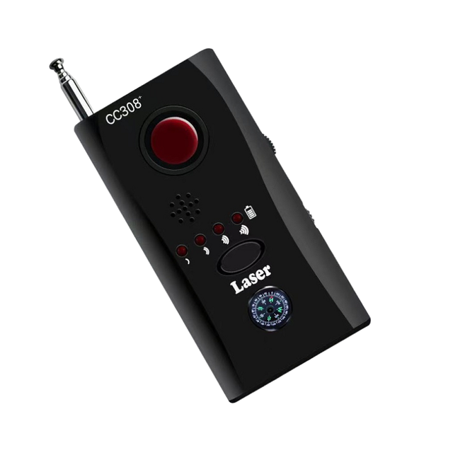 Portable Anti Eavesdropping Camera Detector Wireless RF Signal Scanner GPS Bug Finder for Home Hotel Travel Privacy Protection