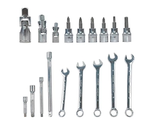 Kit d'outils de réparation automobile manuel 121 pièces, clés à douilles et outils combinés, trousse à outils domestique - Product Image 3