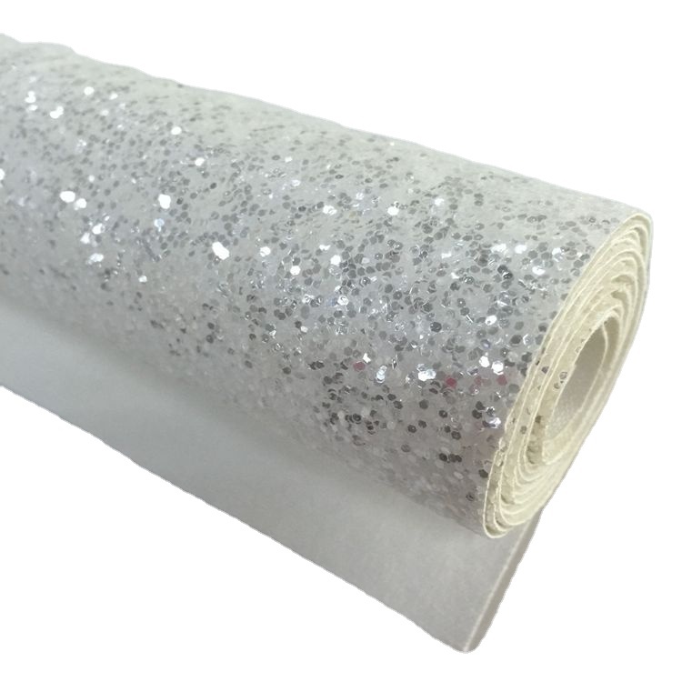 Cheap White Silver Mixed Glitter Wallpapers