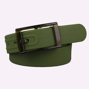 高品质男女硅胶腰带 塑料扣糖果色腰带 - Product Image 3