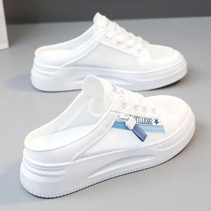 2026 Wholesale Women's Summer Loafers <b>Half</b> <b>Slip</b>-On Mesh Breathable Board Shoes Thick Sole Versatile Walking Spring - Product Image 5