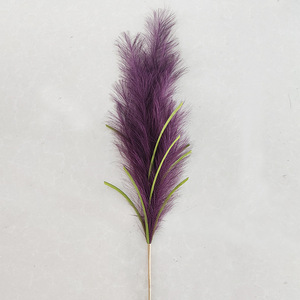 Décoration <span class=keywords><strong>de</strong></span> maison pour la remise des diplômes en gros, feuilles d'herbe <span class=keywords><strong>de</strong></span> la <span class=keywords><strong>pampa</strong></span> artificielles en forme <span class=keywords><strong>de</strong></span> plume, 110 cm, Saint-Valentin, Noël - Product Image 4