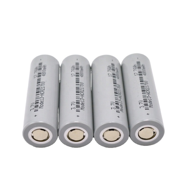 Hot Selling Products 3.7V 4800mah 5000mah 21700 Lithium Ion Batteries for Electric Vehicles