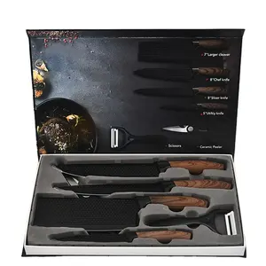 Cucina di lusso professionale giapponese damasco in acciaio inox accessori da cucina Set di coltelli