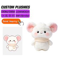 Peluche insecte personnalisée avec antenne, ventre crème et joues roses, OEM ODM pour boutique d'enfants, vitrine, étagère, coin, CE