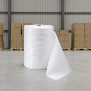 Rollo de Espuma de Polietileno Multiusos con Amortiguación para Protección de Paneles de Pared y Pisos - Product Image 1