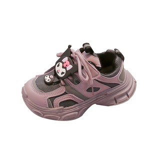 รองเท้ากีฬาสำหรับเด็กผู้ชาย, รองเท้ามีตาข่ายลายการ์ตูนรองเท้าคุณพ่อเด็กผู้หญิงรองเท้าวิ่งลำลองระบายอากาศน้ำหนักเบาสำหรับฤดูใบไม้ร่วง2025 - Product Image 1