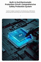 Enregistreur vidéo clavier et souris pour studio de jeu personnalisé, contrôleur de synchronisation 4 sorties 4x1 Km