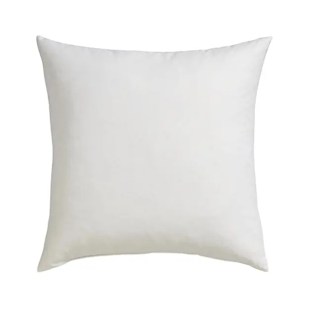 Custom 100% Polyester 45x45 Outdoor Sofa Comfort Seat White Feather Pillow Inner Cushion Inserts