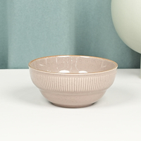 Ensemble de vaisselle en céramique gaufrée à rayures royales, service de table en grès glaçure de couleur grise pour mariage