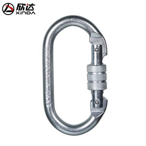 Xinda O-ring <b>Lock</b> Carabiner 25kN Alloy Steel Climbing Equipment - Product Image 2