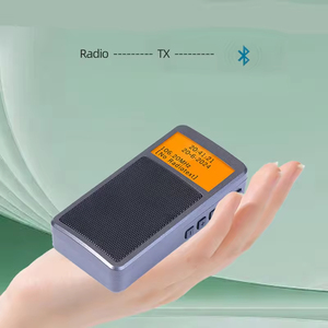 HRD-205 Radio stéréo multifonction à double canal ABS, signal FM en signal BT 5.0, récepteur radio pour casque BT - Product Image 6