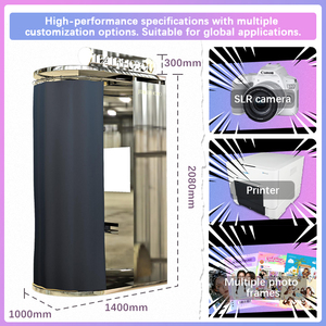 ตู้ถ่ายรูป JIPAI ฉลองเปิดตัวพร้อมกระจกเงา อุปกรณ์ส่งเสริมการขายเพื่อการสร้างความสัมพันธ์กับลูกค้า - Product Image 2