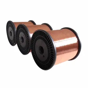 Alambre de aluminio revestido de cobre desnudo CCA de 0,15mm-5,5mm