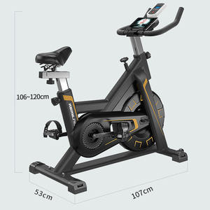 <span class=keywords><strong>Bicicleta</strong></span> Profesional con Marco de Acero No Plegable, con Perilla de Ajuste de Resistencia y <span class=keywords><strong>Pantalla</strong></span> para Ejercicio en Casa - Product Image 3