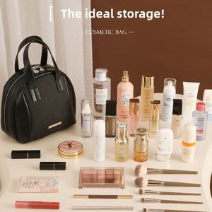 New Design Portable <b>Toiletry</b> Handbag Waterproof <b>Travel</b> Cosmetics Pouch Zipper PU Lipsticks Makeup Organizer <b>Bag</b> - Product Image 2