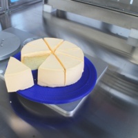 Machine de découpe automatique à lame autonettoyante pour boulangerie commerciale, pour trancher le pain, les gâteaux roulés suisses et les gâteaux congelés, avec fonction de découpe ultrasonique