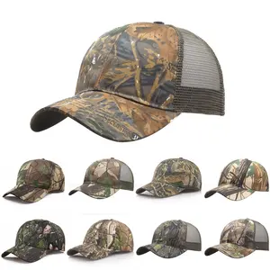 Unisex Camouflage Hat Camo Fishing Baseball Cap Sunscreen Quick Drying Printed Hunting Cap