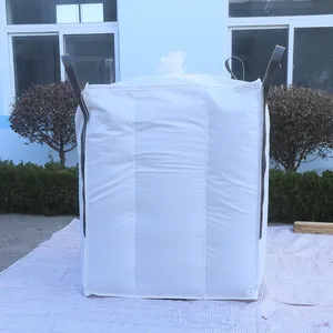 Wholesale 1000 Kg Big Pp Jumbo FIBC 1.5 Ton Cement Bag 1000 Kg Pp Big Bags With Discharging Spout