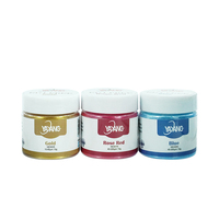 Poudre de paillettes comestibles sans poudre de lustre d'or sans titane d'additif alimentaire E171 pour des décorations de gâteau
