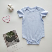 Body Personnalisé 100% Coton Peigné Mixte Bébé Nourrisson Garçon Fille 0-3 Mois Uni – Grenouillère Bébé Nouveau-Né
