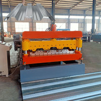 Machine de formage de tôles de planchers métalliques entièrement automatique, machine de fabrication de tôles de planchers renforcées en acier