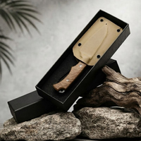 Couteau de chasse portable Meiji G10 à lame fixe en acier 3cr13, couteau de camping professionnel pour la survie en forêt, OEM
