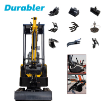 Mini-excavatrice sur chenilles de haute qualité - Équipement de construction, nouveau moteur EPA haute efficacité, garantie 1 an