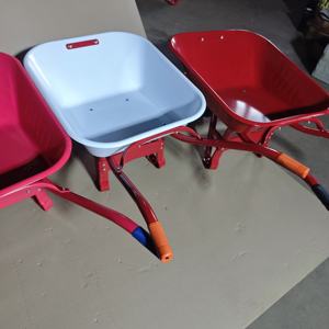 <span class=keywords><strong>Carretilla</strong></span> manual metálica con <span class=keywords><strong>rueda</strong></span> sólida, garantía de 1 año, fácil montaje, bandeja de alta resistencia - Product Image 2