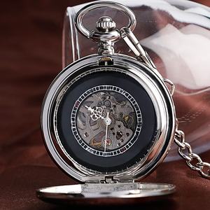 Montre de poche <span class=keywords><strong>Elodie</strong></span> Antique en alliage doré et argenté, grand format, avec bracelet, style rétro, à quartz, cadeau, vente chaude - Product Image 6