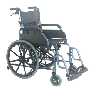 Sedia a Rotelle Manuale in Acciaio di Alta Qualità con Capacità di 100kg per Uso Ospedaliero Certificata ISO13485/CE da Azienda Leader nel Settore - Product Image 6