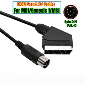 <span class=keywords><strong>สาย</strong></span>เคเบิล<span class=keywords><strong>แปลง</strong></span>สัญญาณภาพและเสียง RGB Scart AV ยาว 1.<span class=keywords><strong>8</strong></span> เมตร สำหรับ Sega Genesis Megadrive 1 2 3 MD1 MD2 MD3 Sega Saturn SS - Product Image 4