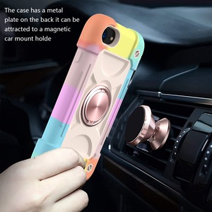 <span class=keywords><strong>Coque</strong></span> de téléphone portable robuste, anneau magnétique coloré et populaire, robuste, à trois couches, pour <span class=keywords><strong>iphone</strong></span> 12 <span class=keywords><strong>11</strong></span> - Product Image 4