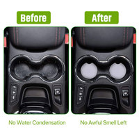 Sous-verre antidérapant en néoprène pour porte-gobelet de voiture, idéal pour cadeaux promotionnels, avec logo personnalisé, vierge pour impression par sublimation