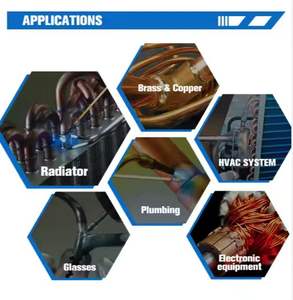 Barre de brasage en laiton à faible émission de fumée, haute résistance, certifiée ISO, OEM pour la réparation par soudage de la réfrigération et des entrepôts frigorifiques - Product Image 2