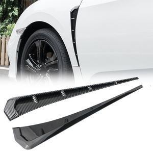 Accessoires extérieurs universels <span class=keywords><strong>de</strong></span> <span class=keywords><strong>luxe</strong></span> pour <span class=keywords><strong>voiture</strong></span> : Aérations latérales en plastique avec orifice d'admission d'air, décorations <span class=keywords><strong>de</strong></span> garde-boue et autocollants <span class=keywords><strong>de</strong></span> couverture d'aile - Product Image 1