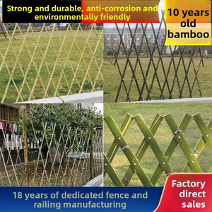 Valla Retráctil <span class=keywords><strong>de</strong></span> Bambú Hecha a Mano, Estilo Chino, <span class=keywords><strong>para</strong></span> Jardín y Patio, Valla Decorativa <span class=keywords><strong>para</strong></span> Huerto - Product Image 4