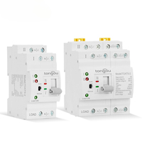 TOATS-2-2-63 220V 3Phase Dual Power Ats Automatic Generator Transfer Switch 63A 2P Timer Din Rail Type Kecepatan Peralihan <50ms untuk