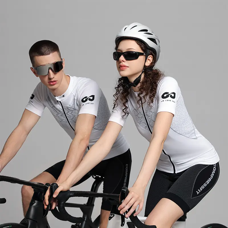 GOLOVEJOY QXF01, venta al por mayor, camisetas de ciclismo, conjuntos de Fitness transpirables para gimnasio, camisa de bicicleta, diseño de ropa, uniforme de ciclismo para hombre