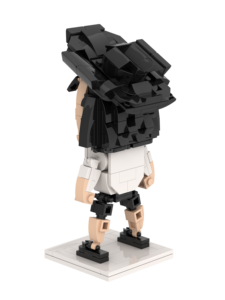 Figurine de blocs de construction personnalisée de légende du football avec maillot imprimé, ornement de bureau MOC, faible MOQ, souvenir pour supporter de football, livraison rapide - Product Image 5
