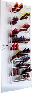 Easy Install Back Hanging <b>Storage</b> Organizer Over the Door Metal <b>Shoe</b> Display Rack <b>Space</b>-<b>saving</b> <b>Shoe</b> Rack - Product Image 3