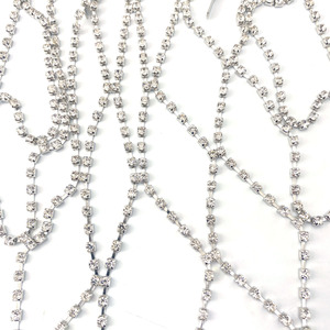 Serre-tête en maille à plusieurs couches en alliage et strass pour femme, nouveau accessoire de mariage/anniversaire, couronnes et guirlandes pour robes de mariée - Product Image 3