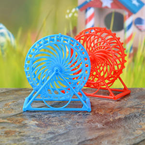 Support de roue de course en plastique entièrement fermé pour Hamster Roue de sport interactive pour animaux de compagnie sur le jouet Tunnel Runner - Product Image 1