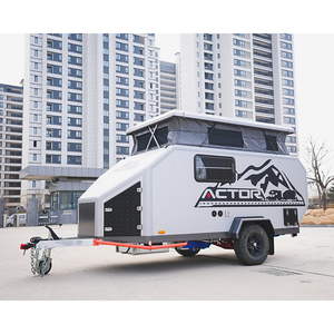 ACTOR 380 Remorque de voyage tout-terrain en alliage d'aluminium Type d'assemblage caravane Installation facile Remorques de voiture - Product Image 1
